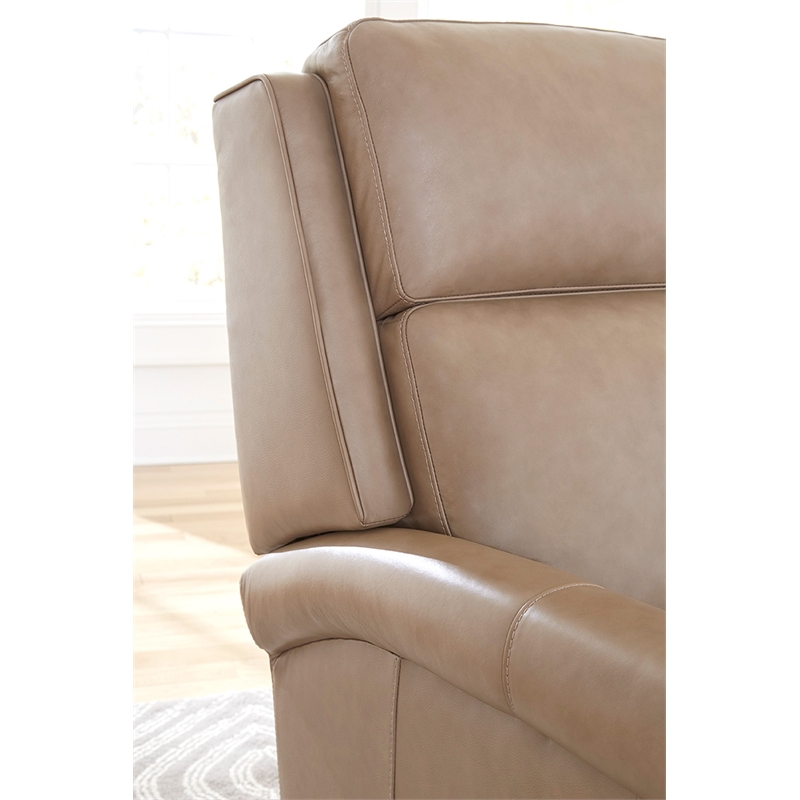 Parker Living Northfield Lotus Cream Power Cordless High Leg Recliner Two Pack