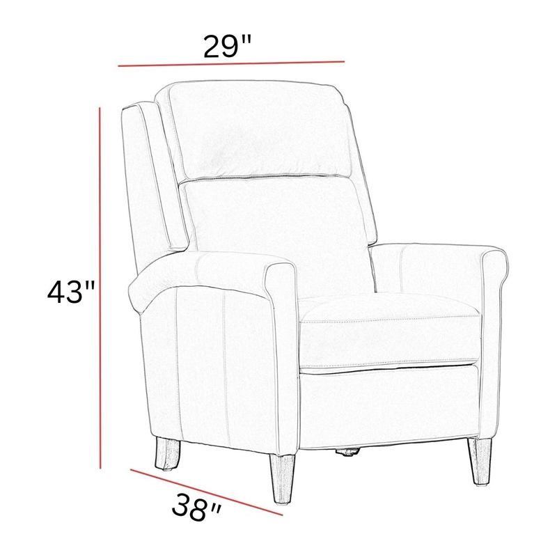 Parker Living Northfield Lotus Cream Power High Leg Recliner
