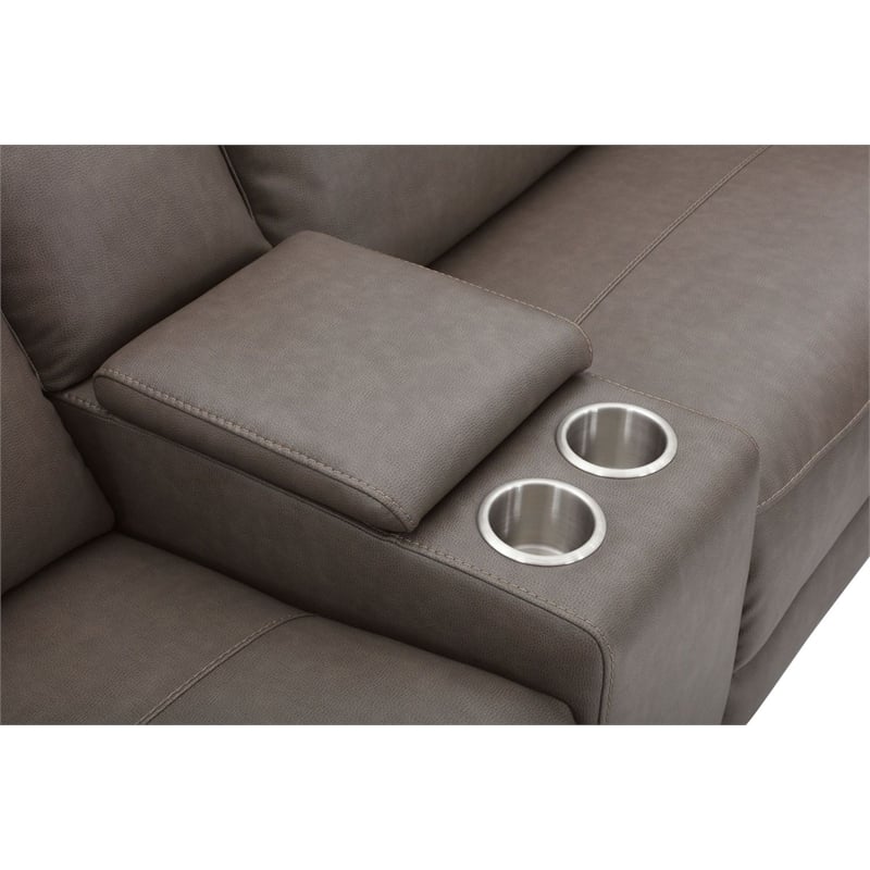 Parker Living Momentum - Dark Granite 6 Piece Modular Power Reclining Sectional