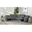 Parker Living Caldwell - Tahoe Fog 6 Piece Modular Power Reclining Sectional