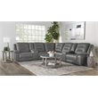Parker Living Caldwell - Tahoe Fog 7 Piece Modular Power Reclining Sectional