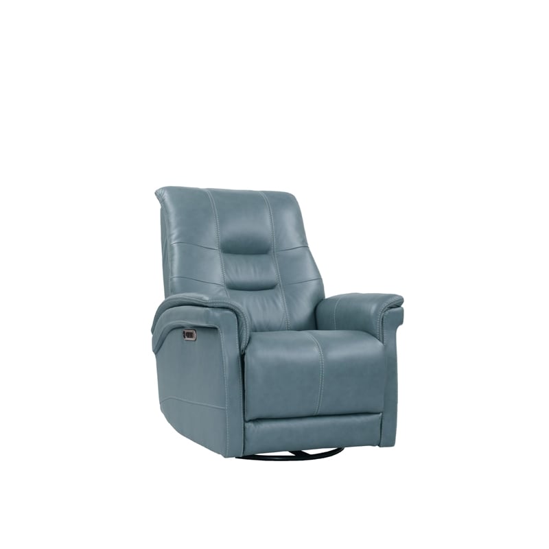 Parker Living Carnegie Verona Azure Cordless Power Swivel Glider Recliner 2 Pack