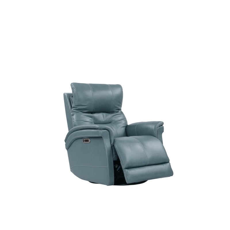 Parker Living Carnegie Verona Azure Cordless Power Swivel Glider Recliner 2 Pack