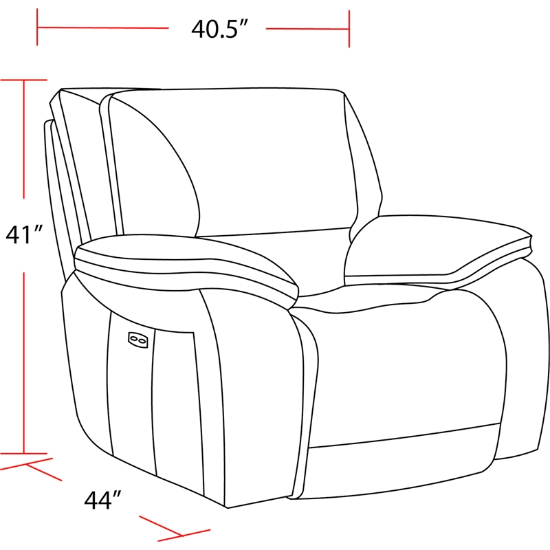 Parker Living Vail - Burnt Sienna Power Recliner Two Pack