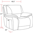Parker Living Vail - Burnt Sienna Power Recliner Two Pack