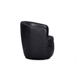 Parker Living Barolo - Vintage Onyx Genuine Italian Leather Swivel Club Chair