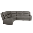 Parker Living Belmont - Autumn Fog 6Pc ZG Power Sectional with Power Headrests