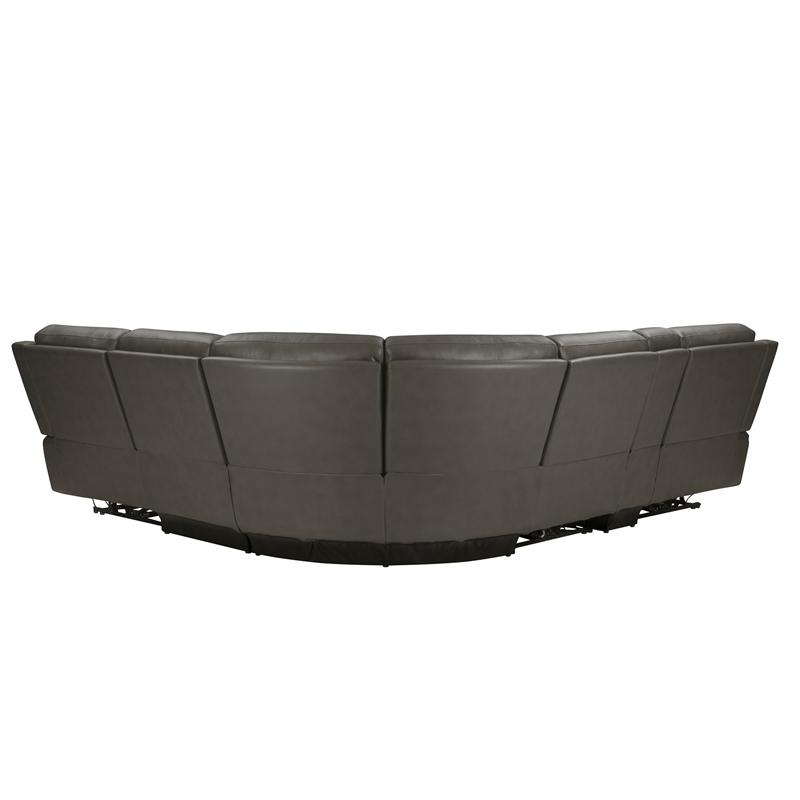 Parker Living Belmont - Autumn Fog 6Pc ZG Power Sectional with Power Headrests