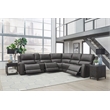 Parker Living Belmont - Autumn Fog 6Pc ZG Power Sectional with Power Headrests