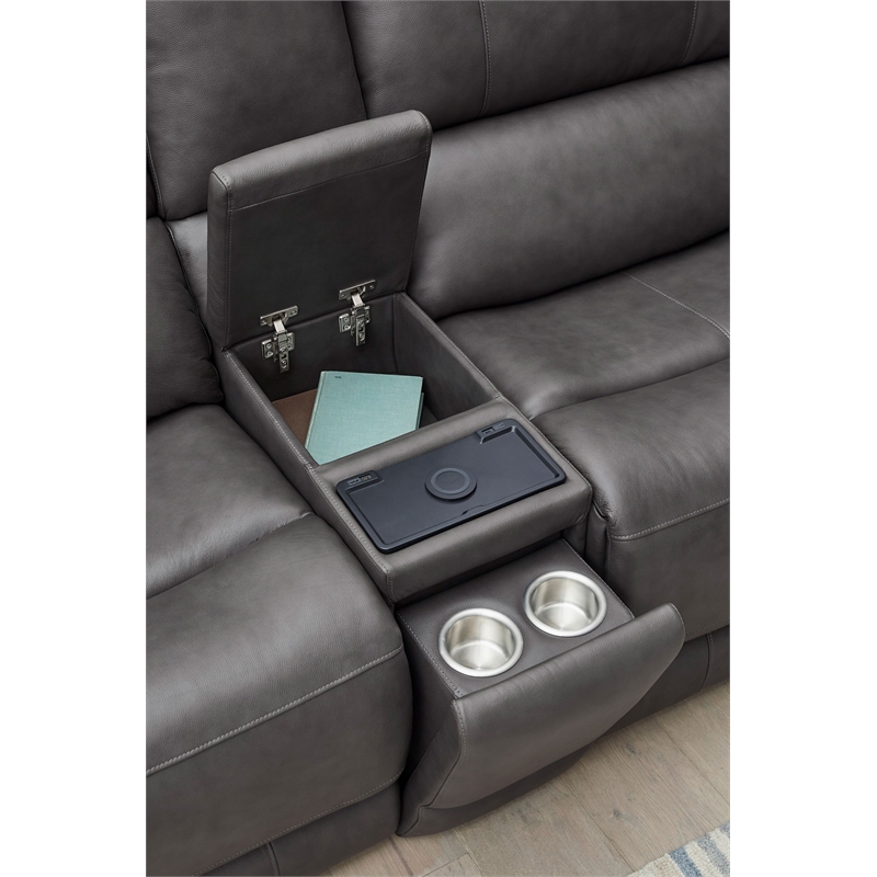Parker Living Belmont - Autumn Fog 7Pc ZG Power Sectional with Power Headrests