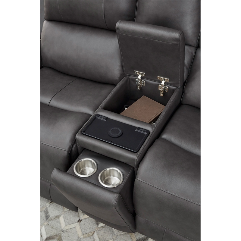 Parker Living Belmont - Autumn Fog ZG Power Reclining Sofa and Loveseat