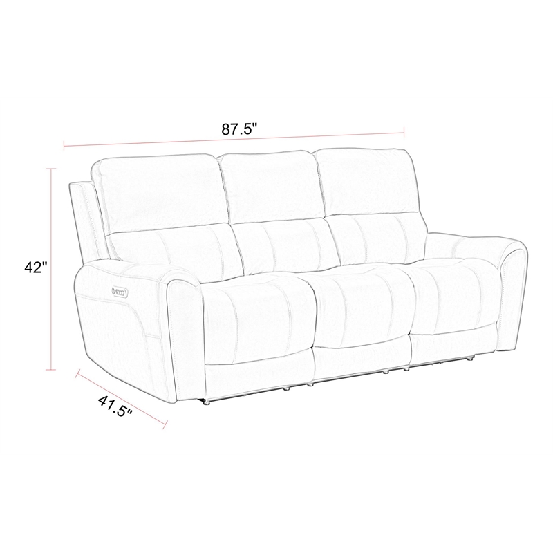Parker Living Hancock - Apple Cider ZG Power Reclining Sofa and 2 Recliners