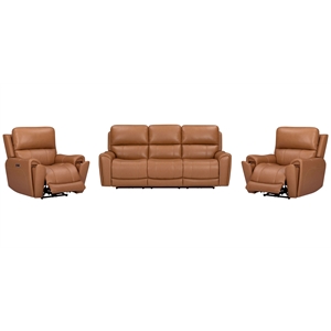 Parker Living Hancock - Apple Cider ZG Power Reclining Sofa and 2 Recliners