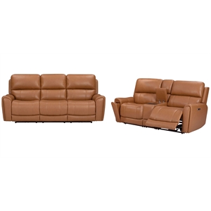 Parker Living Hancock - Apple Cider ZG Power Reclining Sofa and Loveseat