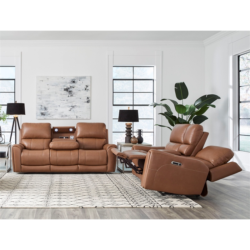 Parker Living Hancock - Apple Cider ZG Power Reclining Sofa and Loveseat