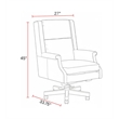 Parker Living Dc132 - Renaissance Chestnut Leather Desk Chair