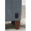 Parker Living Conrad - Blue Dusk Power High Leg Recliner P2 Two Pack