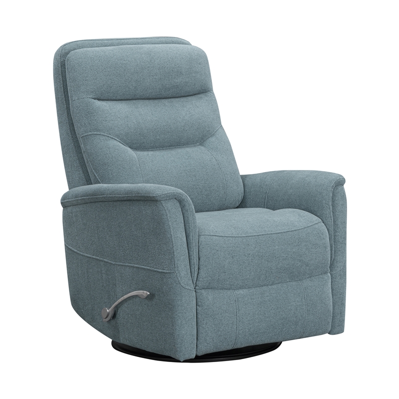 Parker Living Gemini - Snazzy Blue Manual Swivel Glider Recliner