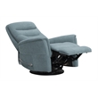 Parker Living Gemini - Snazzy Blue Manual Swivel Glider Recliner