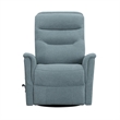 Parker Living Gemini - Snazzy Blue Manual Swivel Glider Recliner
