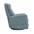 Parker Living Gemini - Snazzy Blue Manual Swivel Glider Recliner