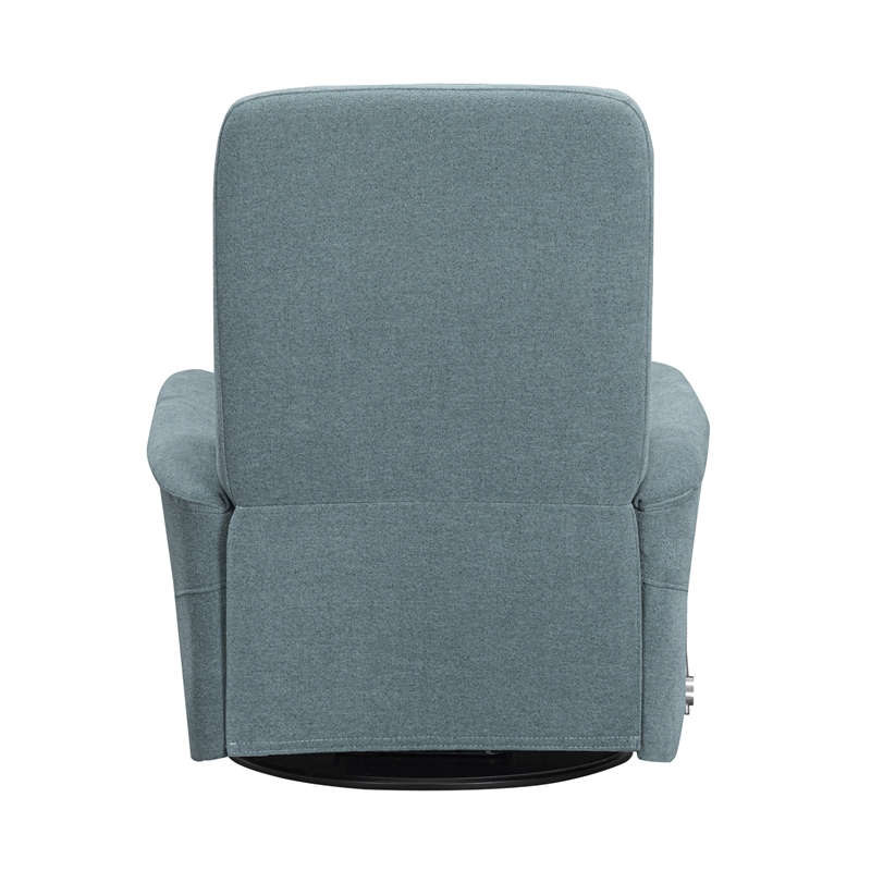 Parker Living Gemini - Snazzy Blue Manual Swivel Glider Recliner