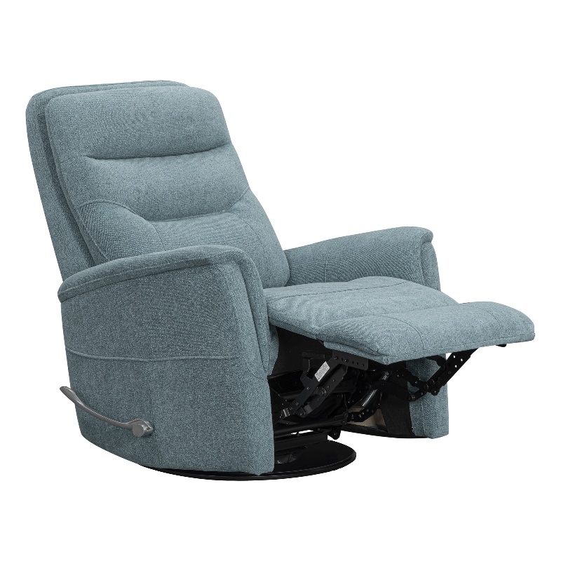 Parker Living Gemini - Snazzy Blue Manual Swivel Glider Recliner
