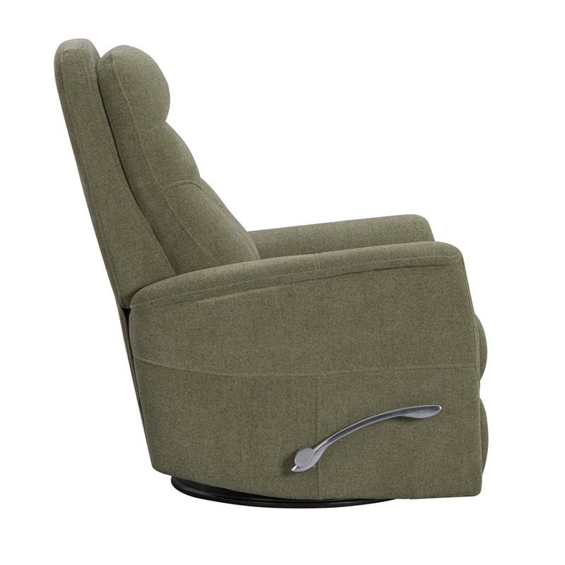 Parker Living Gemini - Snazzy Olive Manual Swivel Glider Recliner