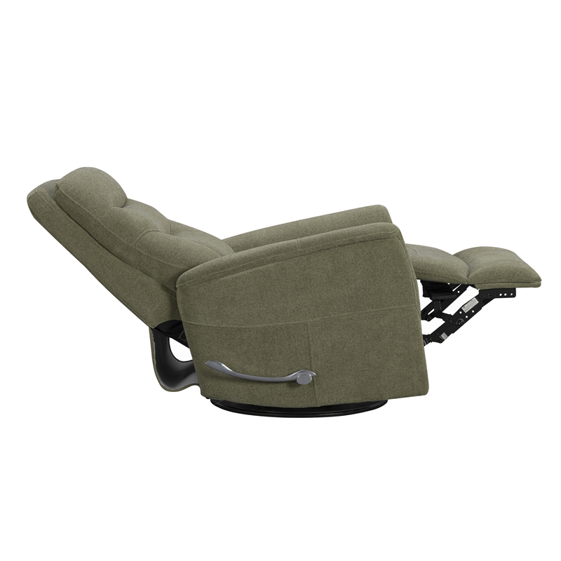 Parker Living Gemini - Snazzy Olive Manual Swivel Glider Recliner