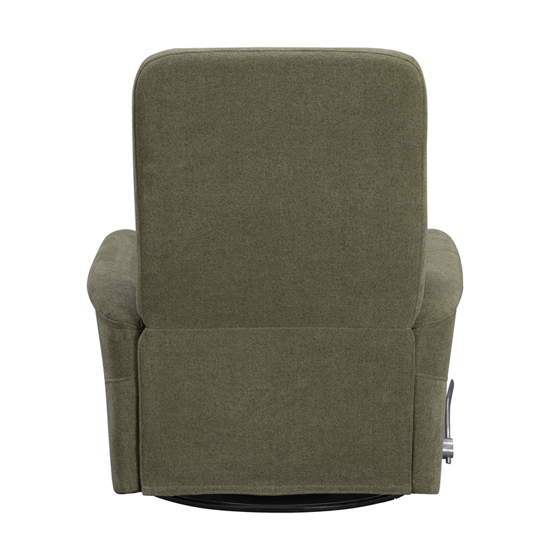 Parker Living Gemini - Snazzy Olive Manual Swivel Glider Recliner