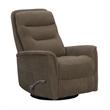 Parker Living Gemini - Snazzy Shiitake Manual Swivel Glider Recliner