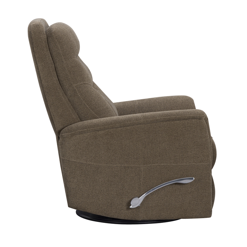 Parker Living Gemini - Snazzy Shiitake Manual Swivel Glider Recliner