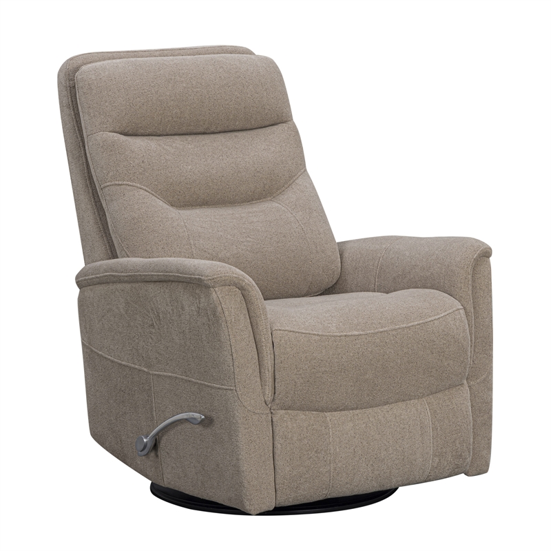 Parker Living Gemini - Snazzy Taupe Manual Swivel Glider Recliner