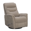 Parker Living Gemini - Snazzy Taupe Manual Swivel Glider Recliner
