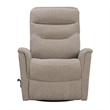 Parker Living Gemini - Snazzy Taupe Manual Swivel Glider Recliner