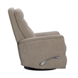Parker Living Gemini - Snazzy Taupe Manual Swivel Glider Recliner