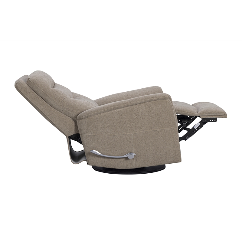Parker Living Gemini - Snazzy Taupe Manual Swivel Glider Recliner