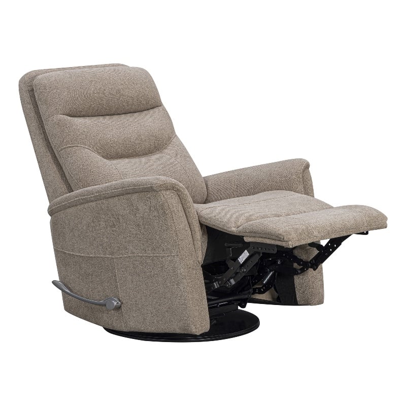 Parker Living Gemini - Snazzy Taupe Manual Swivel Glider Recliner