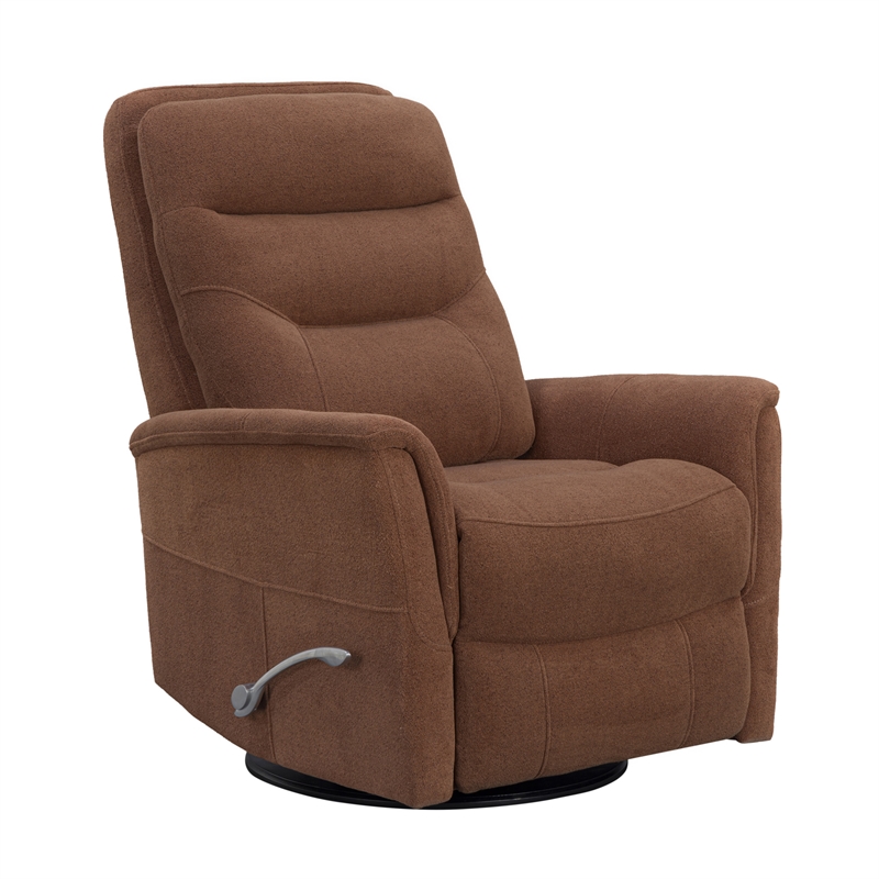 Parker Living Gemini - Snazzy Terracotta Manual Swivel Glider Recliner