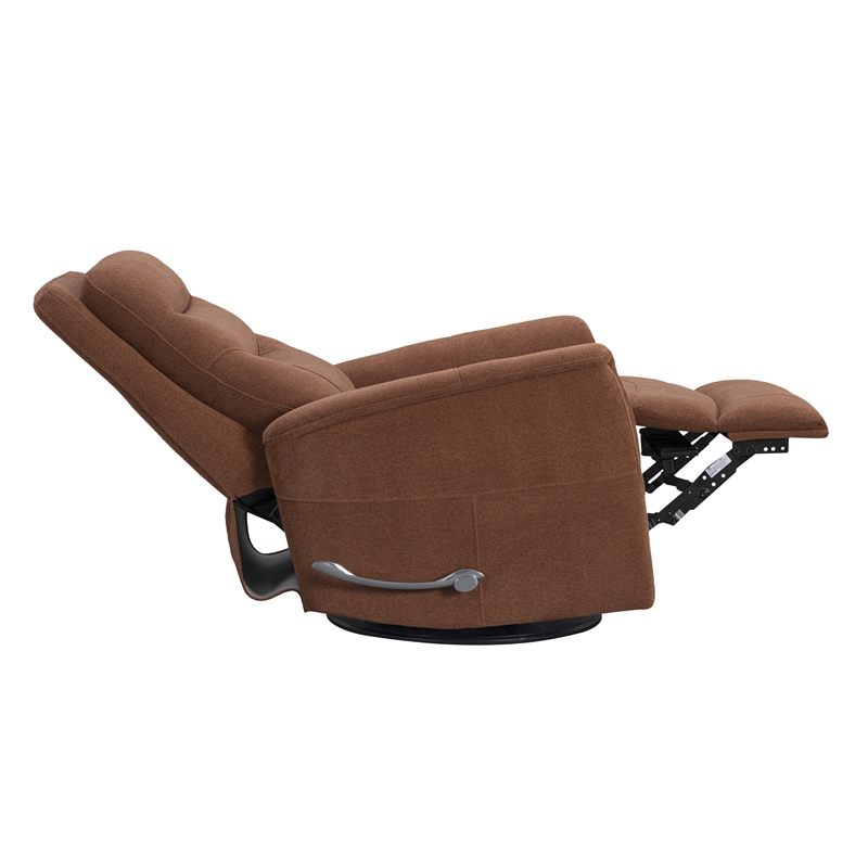 Parker Living Gemini - Snazzy Terracotta Manual Swivel Glider Recliner