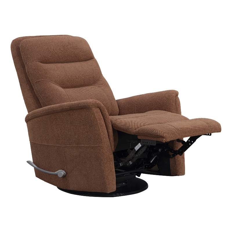 Parker Living Gemini - Snazzy Terracotta Manual Swivel Glider Recliner