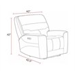 Parker Living Lawson - Sydney Brunette Power Zero Gravity Recliner P2