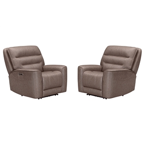Parker Living Lawson - Sydney Brunette Zero Gravity Power Recliner Two Pack