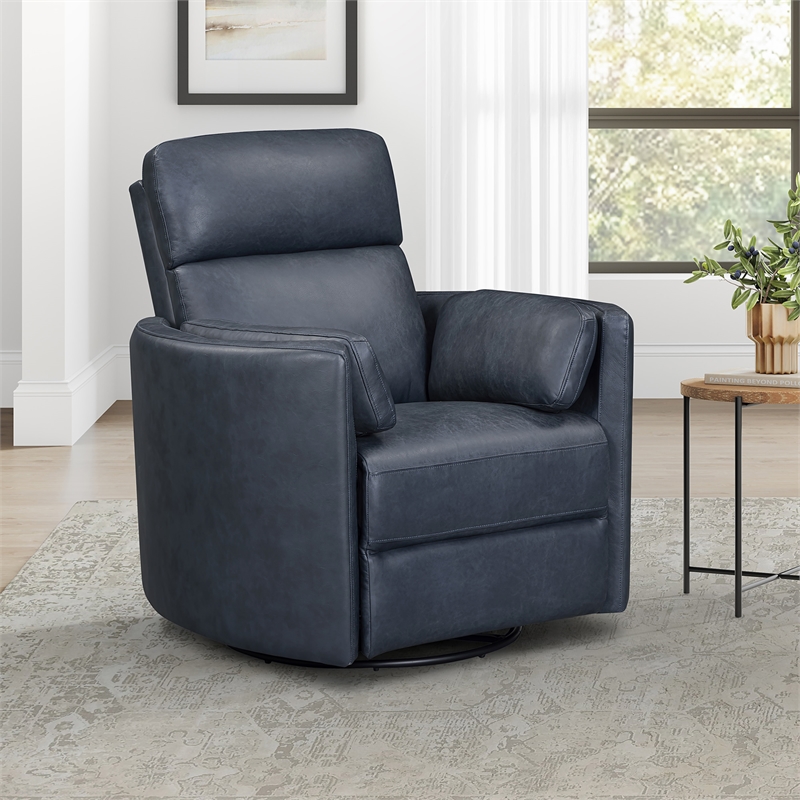 Parker Living Radius - Vintage Navy Power Swivel Glider Recliner
