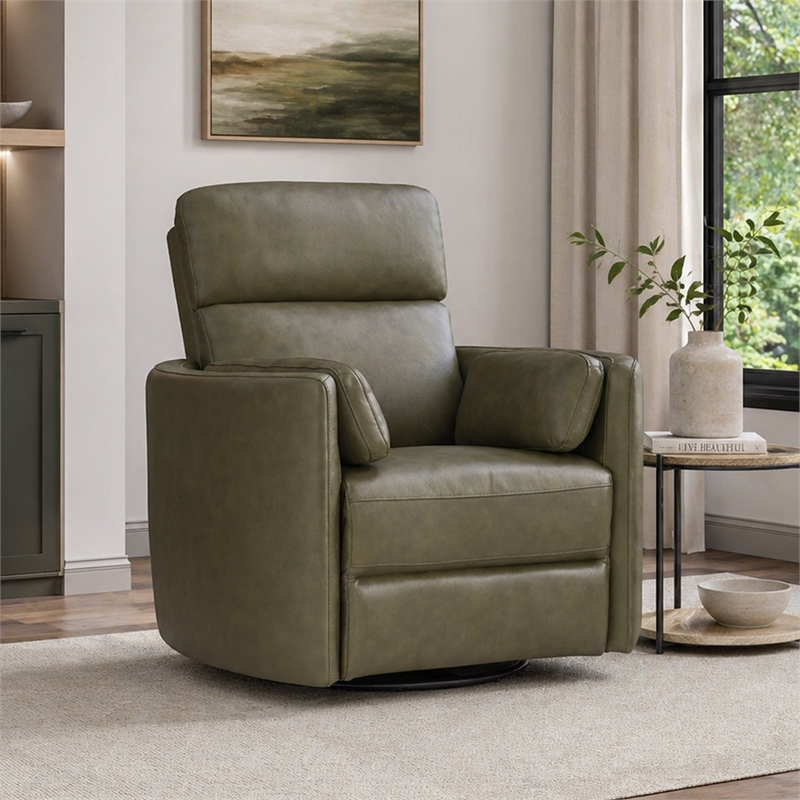 Parker Living Radius - Lyric Sage Swivel Power Glider Recliner Two Pack