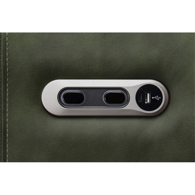 Parker Living Radius - Lyric Sage Swivel Power Glider Recliner Two Pack