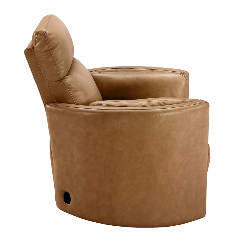 Parker Living Radius - Vintage Caramel Swivel Power Glider Recliner Two Pack