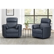 Parker Living Radius - Vintage Navy Swivel Power Glider Recliner Two Pack