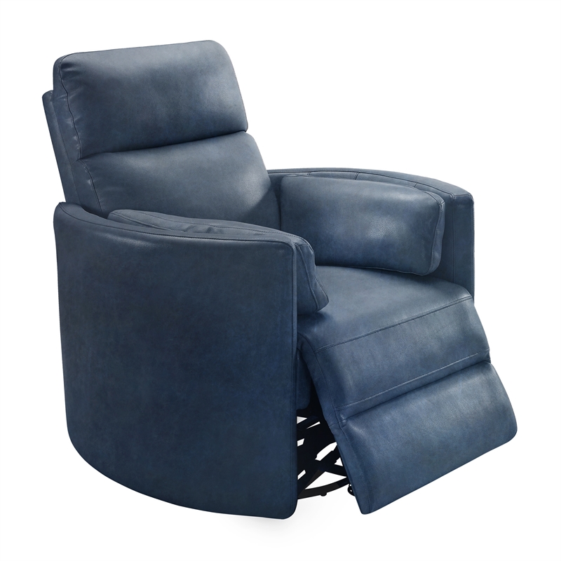 Parker Living Radius - Vintage Navy Swivel Power Glider Recliner Two Pack