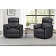 Parker Living Radius - Vintage Slate Swivel Power Glider Recliner Two Pack